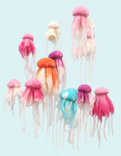 Needle Felt / Wet Felted Jellyfish