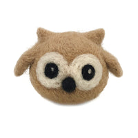 Owl Needle Felting DIY Kit. Makes 2